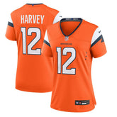 RJ Harvey Denver Broncos Women's Team Game Jersey Orange - Nike
