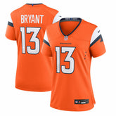 Pat Bryant Denver Broncos Women's Team Game Jersey Orange - Nike