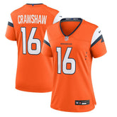 Jeremy Crawshaw Denver Broncos Women's Team Game Jersey Orange - Nike