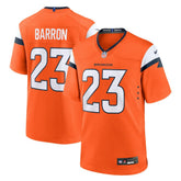 Jahdae Barron Denver Broncos Team Game Jersey Orange - Nike