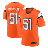 Que Robinson Denver Broncos Team Game Jersey Orange - Nike