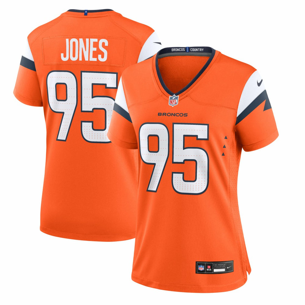 Sai'vion Jones Denver Broncos Women's Team Game Jersey Orange - Nike