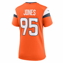 Sai'vion Jones Denver Broncos Women's Team Game Jersey Orange - Nike