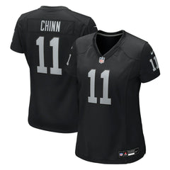 Jeremy Chinn Las Vegas Raiders Women's Team Game Jersey Black - Nike