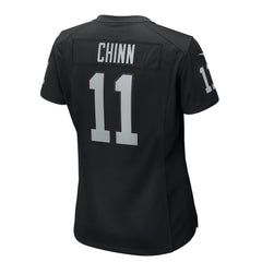 Jeremy Chinn Las Vegas Raiders Women's Team Game Jersey Black - Nike