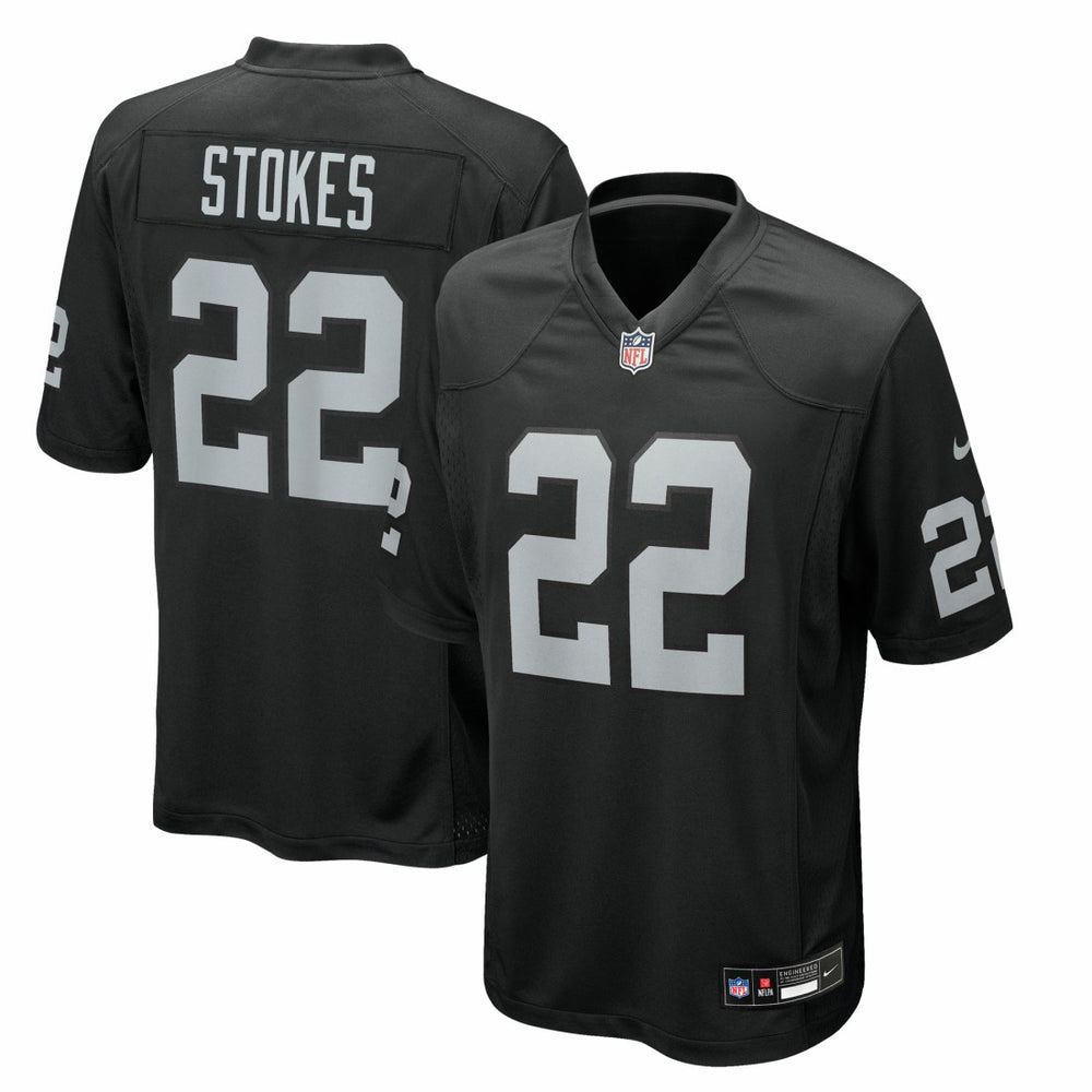 Eric Stokes Las Vegas Raiders Team Game Jersey Black - Nike