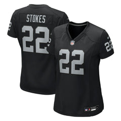 Eric Stokes Las Vegas Raiders Women's Team Game Jersey Black - Nike