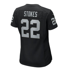 Eric Stokes Las Vegas Raiders Women's Team Game Jersey Black - Nike