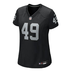 Charles Snowden Las Vegas Raiders Women's Team Game Jersey Black - Nike