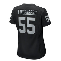 Cody Lindenberg Las Vegas Raiders Women's Team Game Jersey Black - Nike