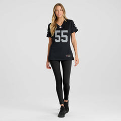 Cody Lindenberg Las Vegas Raiders Women's Team Game Jersey Black - Nike