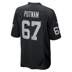 Will Putnam Las Vegas Raiders Team Game Jersey Black - Nike