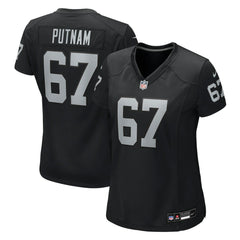 Will Putnam Las Vegas Raiders Women's Team Game Jersey Black - Nike