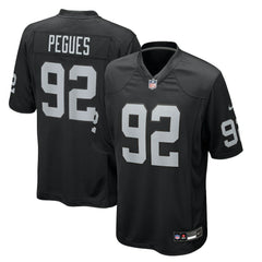 JJ Pegues Las Vegas Raiders Team Game Jersey Black - Nike