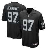 Tonka Hemingway Las Vegas Raiders Team Game Jersey Black - Nike