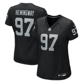 Tonka Hemingway Las Vegas Raiders Women's Team Game Jersey Black - Nike