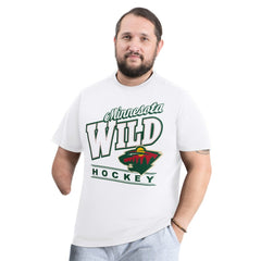 Minnesota Wild - G-III Sports by Carl Banks Adaptive Headliner T-Shirt White