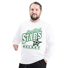 Dallas Stars - G-III Sports by Carl Banks Adaptive Headliner Fleece Sweatshirt White