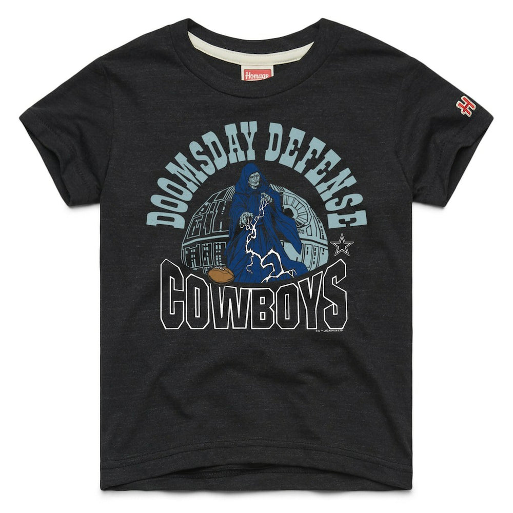 Dallas Cowboys Homage Youth Star Wars x NFL Tri-Blend T-Shirt Black - NFL