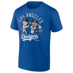 Mookie Betts & Shohei Ohtani Los Angeles Dodgers Player Duo T-Shirt Sale