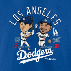 Mookie Betts & Shohei Ohtani Los Angeles Dodgers Player Duo T-Shirt Sale