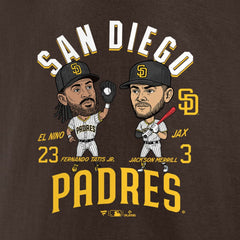 Fernando Tatis Jr. & Jackson Merrill San Diego Padres Player Duo T-Shirt On Sale