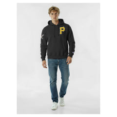 Pittsburgh Pirates Champion Reverse Weave Chenille Hoodie Lifestyle