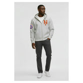 New York Mets Champion Reverse Weave Chenille Full-Zip Hoodie Online