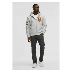 New York Mets Champion Reverse Weave Chenille Full-Zip Hoodie Online