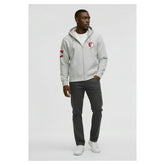 Cleveland Guardians Champion Reverse Weave Chenille Full-Zip Hoodie On Sale
