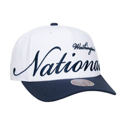 Washington Nationals Mitchell & Ness Unisex XL Script Pro Crown Adjustable Hat Clearance