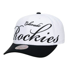 Colorado Rockies Mitchell & Ness Unisex XL Script Pro Crown Snapback Hat Near Me