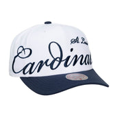 St. Louis Cardinals Mitchell & Ness Unisex XL Script Pro Crown Adjustable Hat for sale