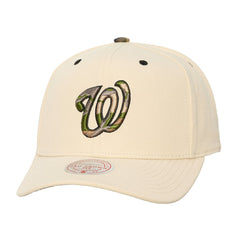 Washington Nationals Mitchell & Ness Unisex Camo Logo Pro Crown Snapback Hat Online