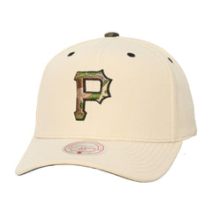 Pittsburgh Pirates Mitchell & Ness Unisex Camo Logo Pro Crown Snapback Hat On Sale
