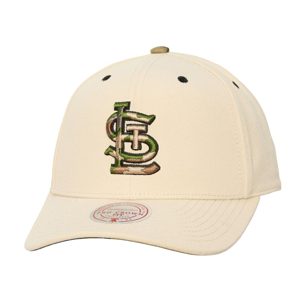 St. Louis Cardinals Mitchell & Ness Unisex Camo Logo Pro Crown Snapback Hat discount