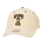Texas Rangers Mitchell & Ness Unisex Camo Logo Pro Crown Snapback Hat On Sale