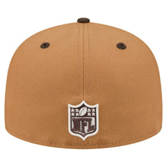 Arizona Cardinals New Era Two-Tone Walnut 59FIFTY Fitted Hat Light Brown/Dark Brown - NFL