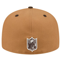 Denver Broncos New Era Two-Tone Walnut 59FIFTY Fitted Hat Light Brown/Dark Brown - NFL