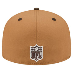 Green Bay Packers New Era Two-Tone Walnut 59FIFTY Fitted Hat Light Brown/Dark Brown - NFL