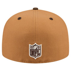 Indianapolis Colts New Era Two-Tone Walnut 59FIFTY Fitted Hat Light Brown/Dark Brown - NFL