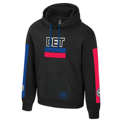 NBA - Detroit Pistons Stadium Essentials Unisex NBA Legends City Star Fleece Hoodie - Black