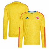 Adidas Colombia National Team FIFA x World Cup 2026 Home Replica Long Sleeve Jerseys - Yellow