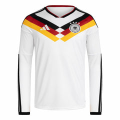Adidas Germany National Team FIFA x World Cup 2026 Home Replica Long Sleeve Jerseys - White