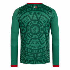 Adidas Mexico National Team FIFA x World Cup 2026 Home Replica Long Sleeve Jerseys - Green