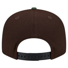 Minnesota Vikings Adult Burnt Wood Camo 9FIFTY Snapback Hat Dark Brown - NFL