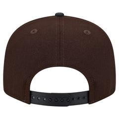 New England Patriots Adult Burnt Wood Camo 9FIFTY Snapback Hat Dark Brown - NFL