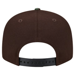 Philadelphia Eagles Adult Burnt Wood Camo 9FIFTY Snapback Hat Dark Brown - NFL