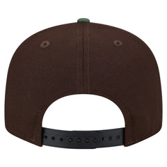 Pittsburgh Steelers Adult Burnt Wood Camo 9FIFTY Snapback Hat Dark Brown - NFL