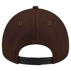 Minnesota Vikings New Era Burnt Wood A-Frame 9FORTY Adjustable Hat Dark Brown - NFL